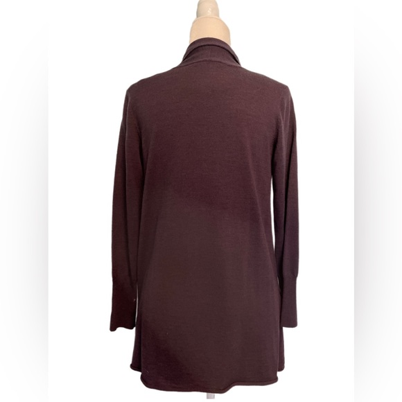 Eileen Fisher system twinset plum purple beaded cami with cardigan set XS - Picture 5 of 14